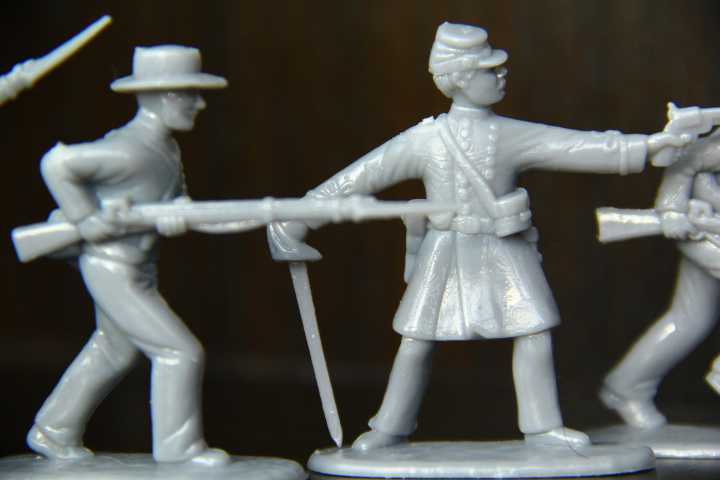 солдаты конфедерации Юга США Armies in Plastic 54мм - фото фото фото 4