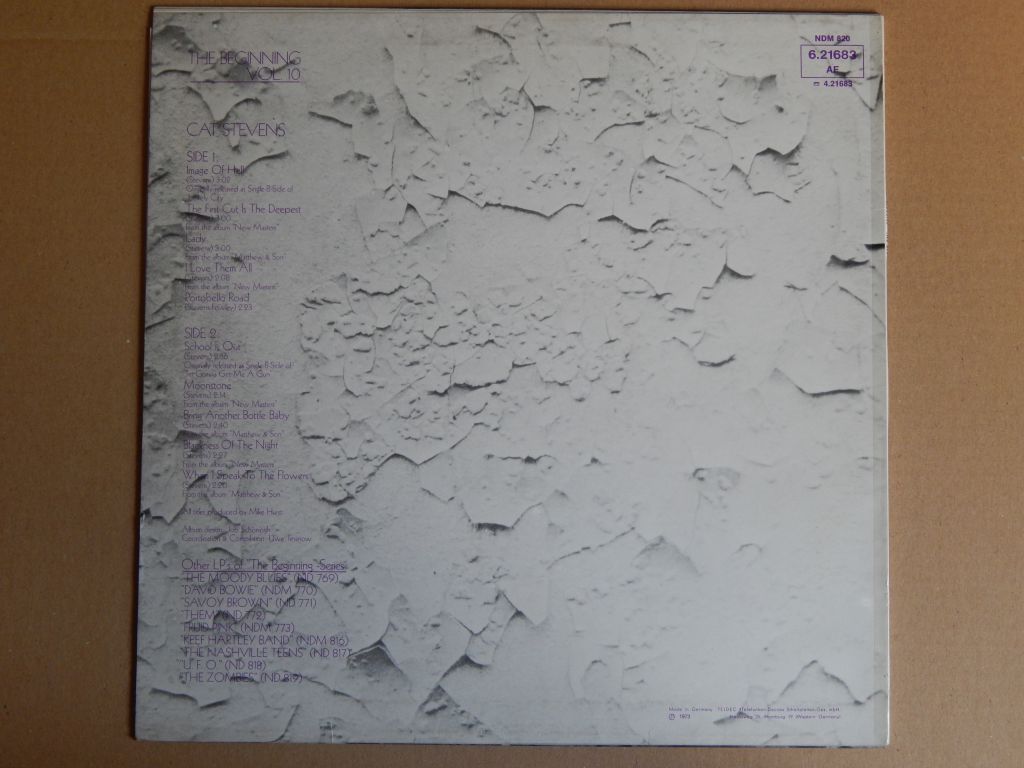 Cat Stevens ‎– The Beginning - Vol. 10   (Deram ‎– 6.21683, Germany) NM-/NM- - фото фото фото 1