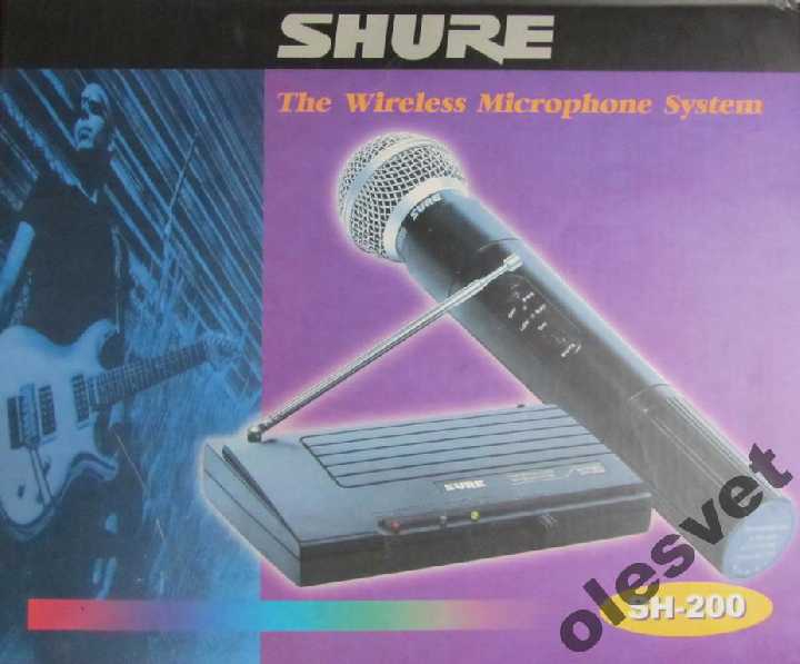 МИКРОФОН SHURE SM 58 с базой SH-200 один А класс - фото фото фото 4