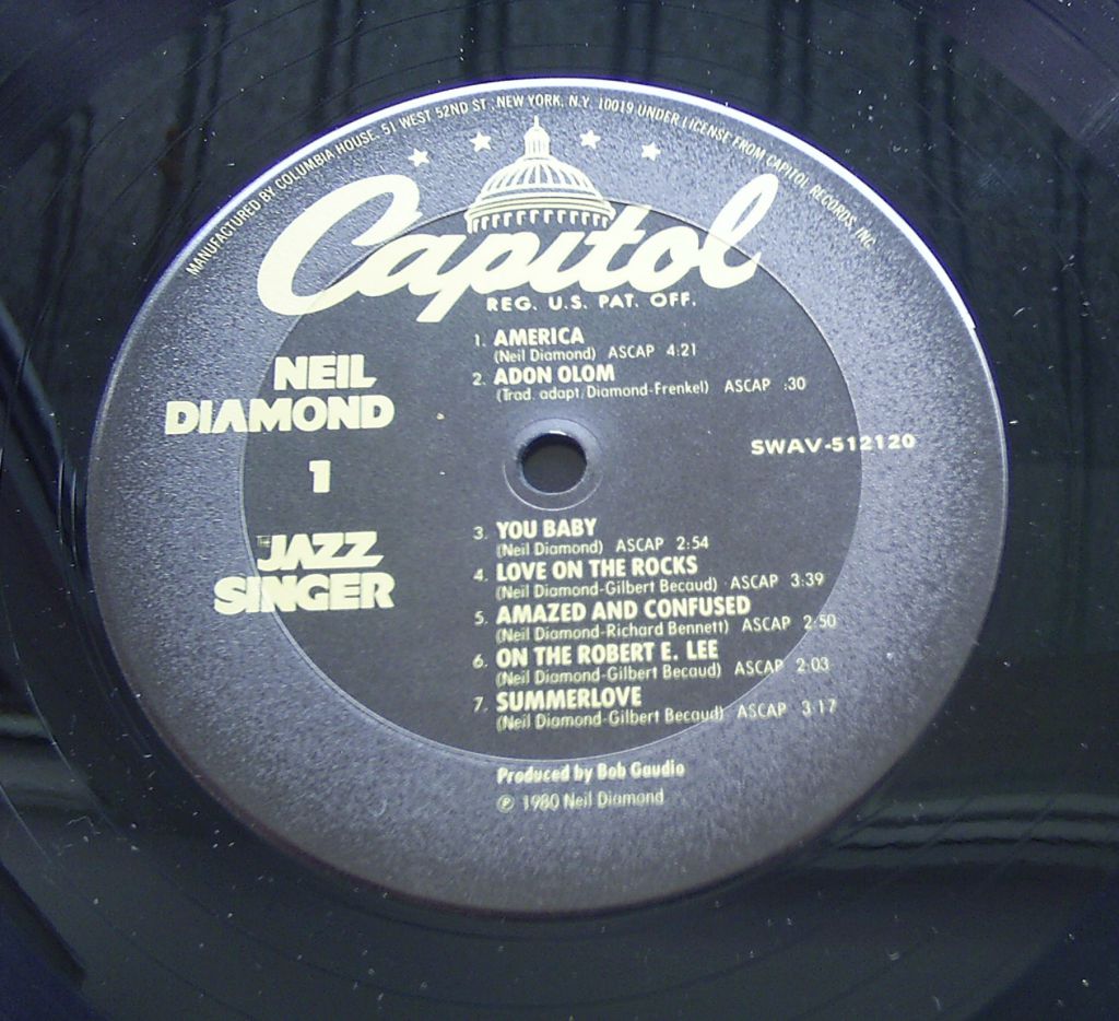 NEIL DIAMOND The Jazz Singer   (Soundtrack) LP VG++/EX- - фото фото фото 3