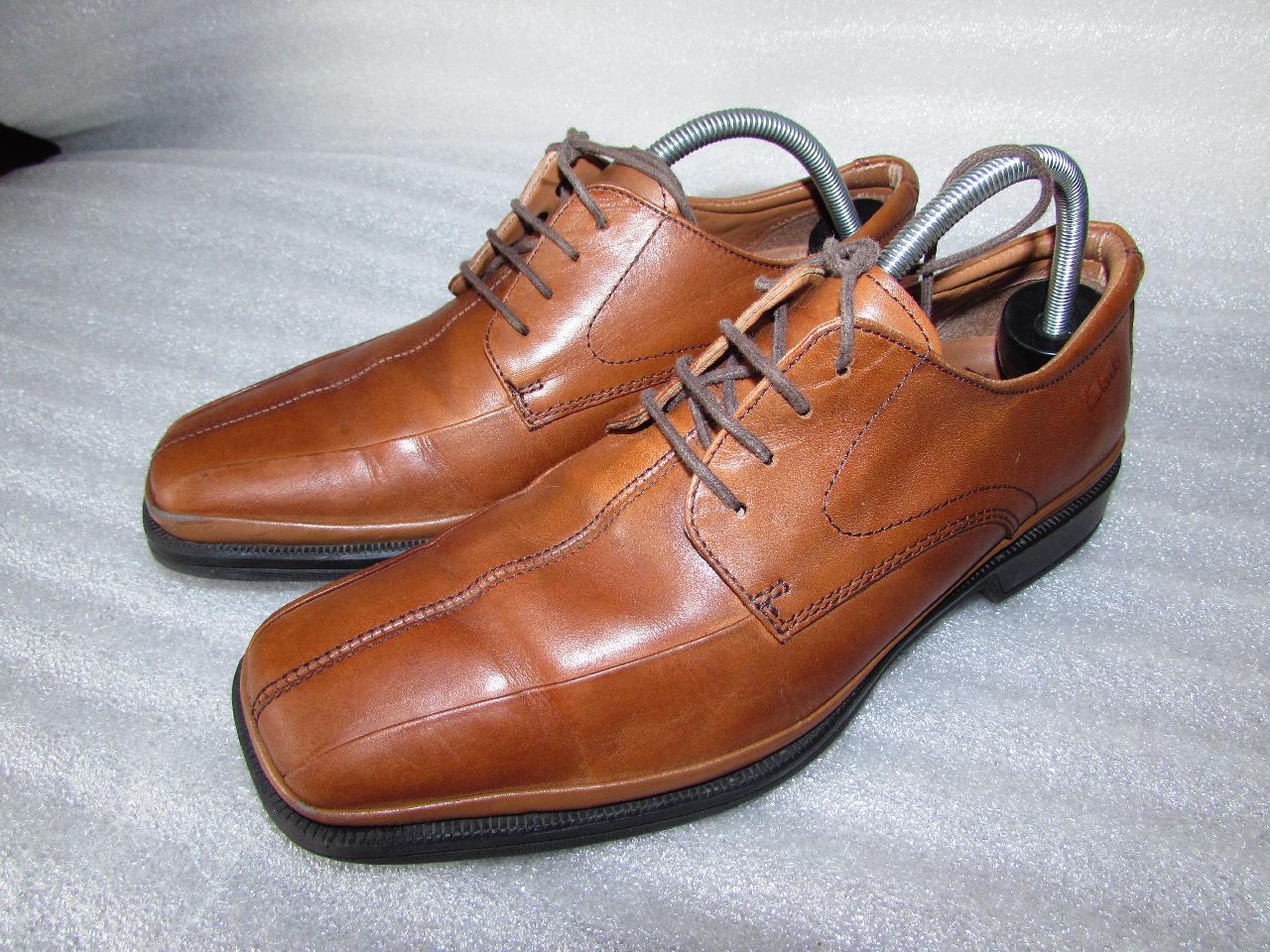 ТУФЛИ МУЖ 100%НАТУРАЛЬНАЯ КОЖА~CLARKS AIR LIGHT~40 - фото фото фото 3