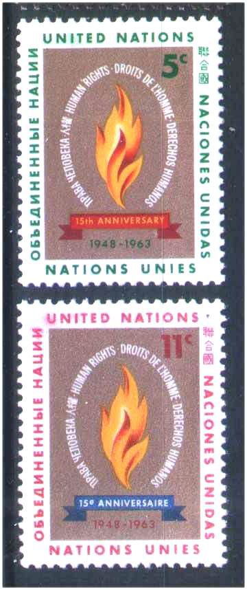 ZM  ООН / UN 1963  г MNH - права человека - NY - фото фото фото 0