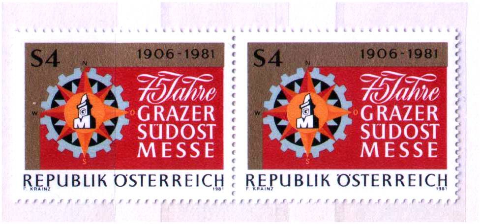ZM Австрия 1981 г MNH - пара - фото фото фото 0