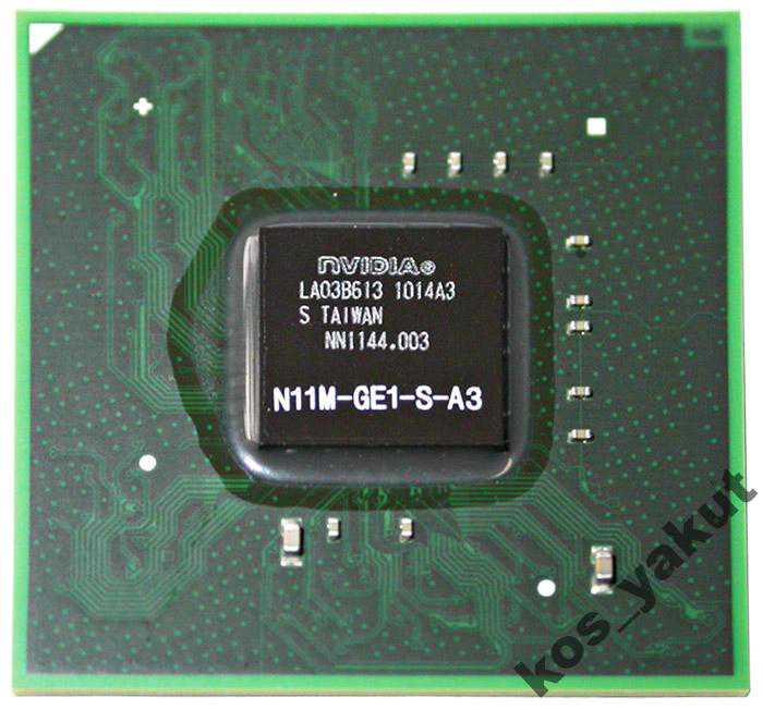 чип BGA nVidia GeForce G310M (N11M-GE1-S-A3) 2010+ - фото фото фото 0