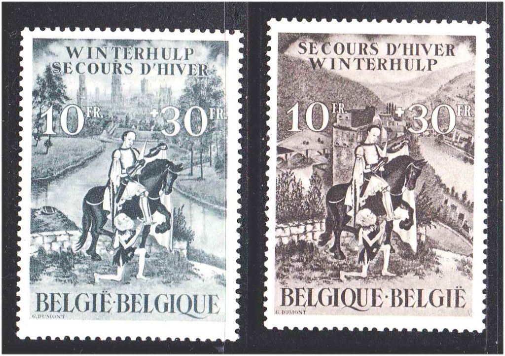 Бельгия 1944 г  MNH    история   -  Св. Мартин - фото фото фото 0