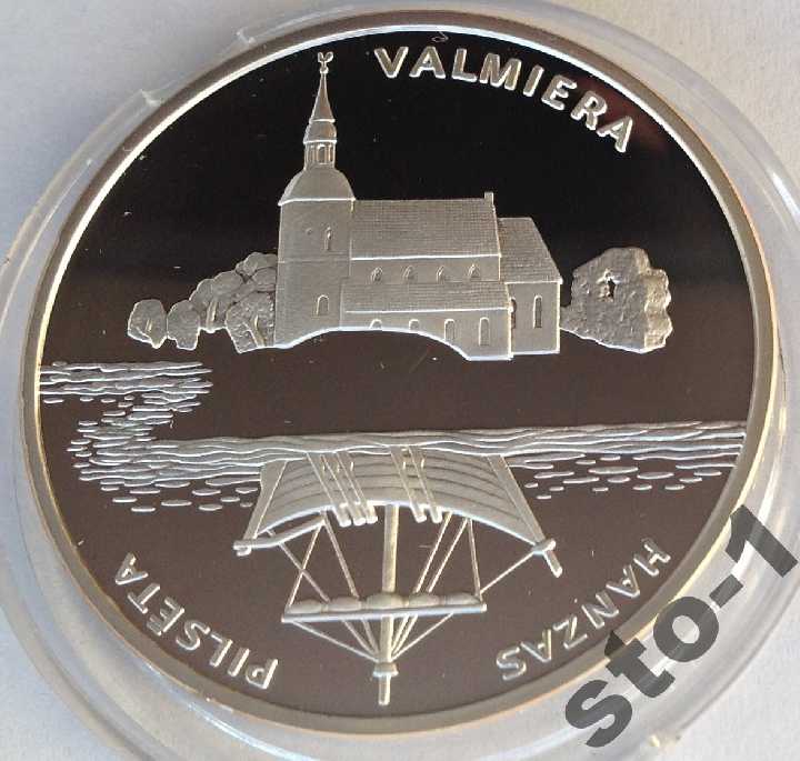 1 лат 2003 Ганзейский город Валмиера VALMIERA 925 - фото фото фото 4