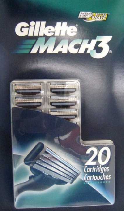 Gillette mach 3 поштучно из большой упаковки США - фото фото фото 1