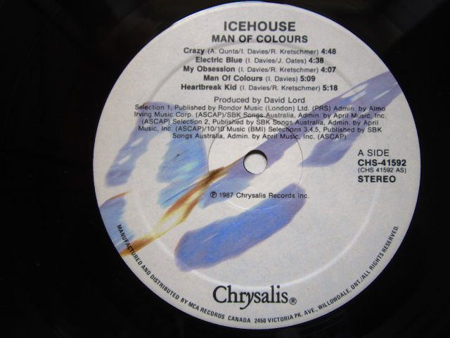 Icehouse ‎ Man Of Colours  OIS канада - фото фото фото 1