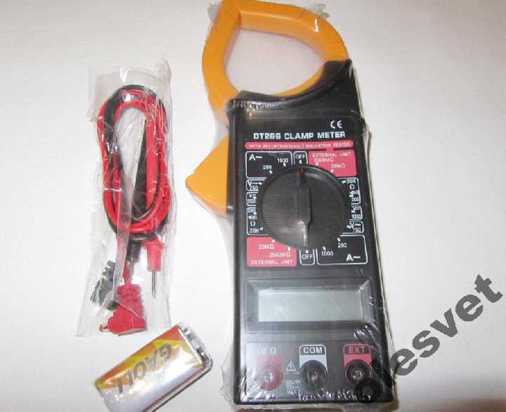 ТЕСТЕР DIGITAL clamp meter 266 - токовые клещи - фото фото фото 3