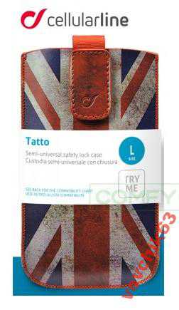 Чехол для смартфона Cellular Line Tatto UK XL - фото фото фото 1