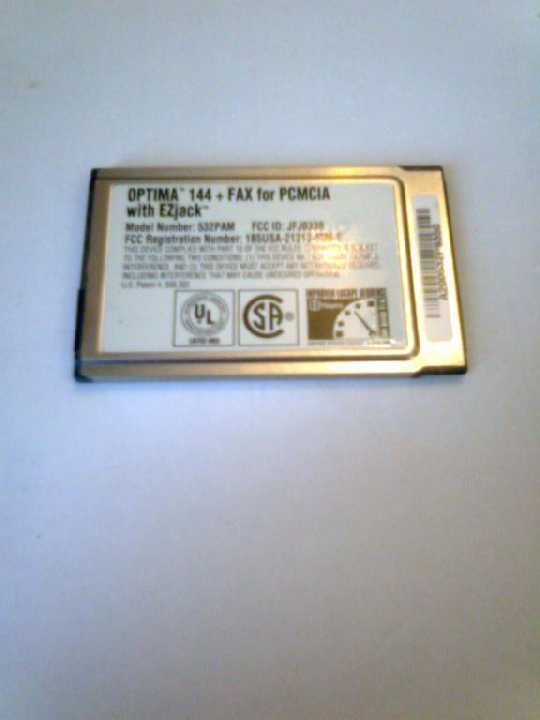 pcmcia карта optima fax 144 - фото фото фото 2