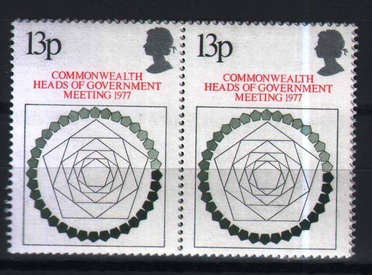 ZM  UK / Великобритания 1977 г MNH - пара - фото фото фото 0