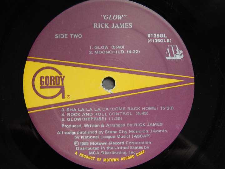 Rick James-Glow 1985 (USA) EX+/EX+ - фото фото фото 4