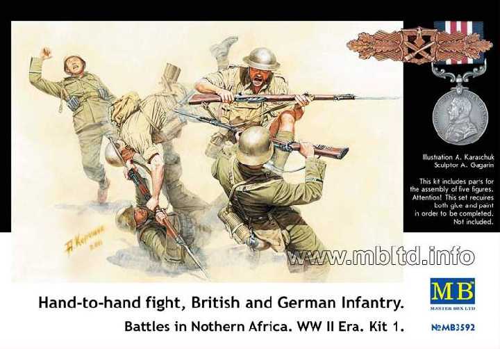 Master Box 3592 Germans and Britains, N.Africa - фото фото фото 0