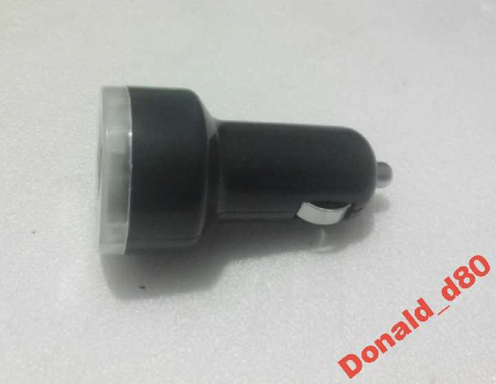 Автомобільна USB зарядка в прикурювач, 2 USB - фото фото фото 2