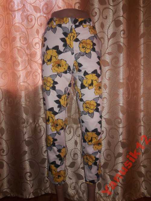 Стильные укороченные брюки zara basic - фото фото фото 0