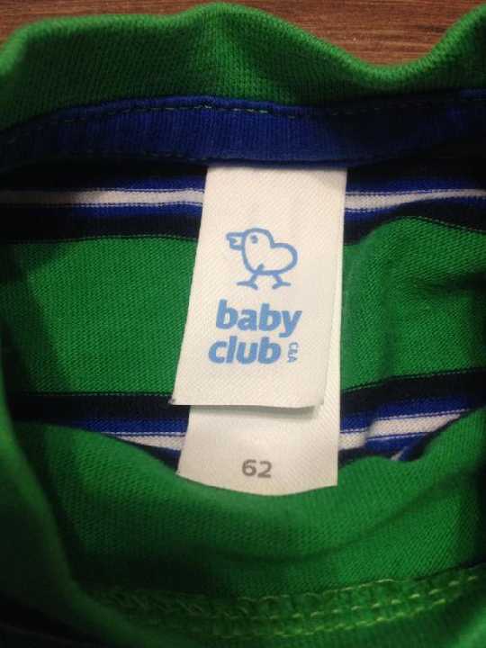 Футболка Baby Club,р.62,хлопок,сост.нов - фото фото фото 2