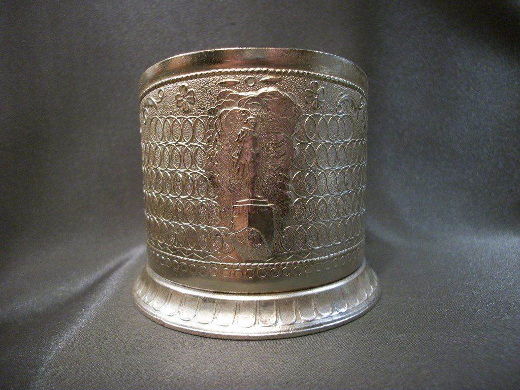 1685 Подстаканник, памятник, московский вокзал, домик Каширина, не частый, легкий. - фото фото фото 1