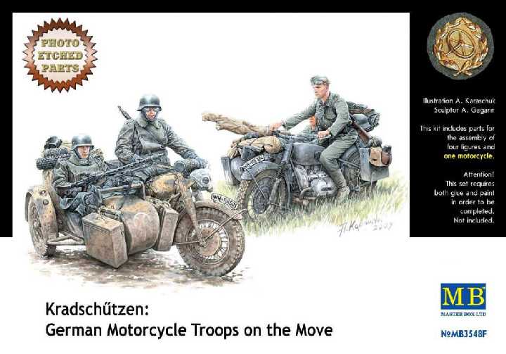 Master Box 3548f BMW-R75 with photoetched parts - фото фото фото 0