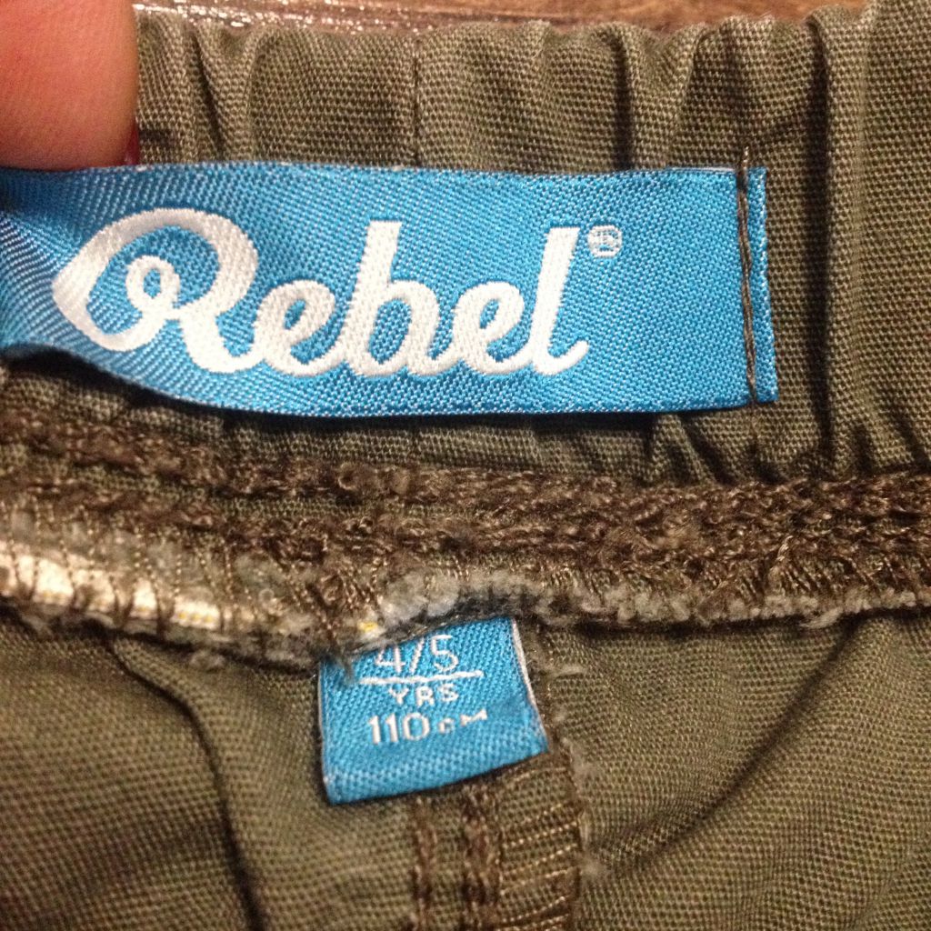 Шорты Rebel,р110,4-5лет,хлопок - фото фото фото 3