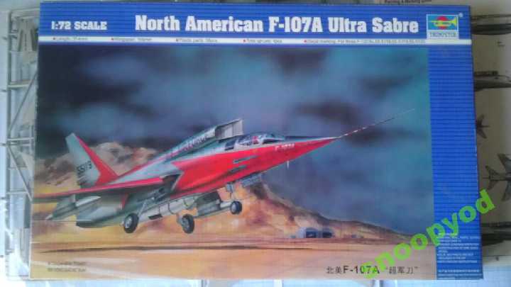 Сборная модель Trumpeter F-107A Ultra Sabre 1:72 - фото фото фото 0