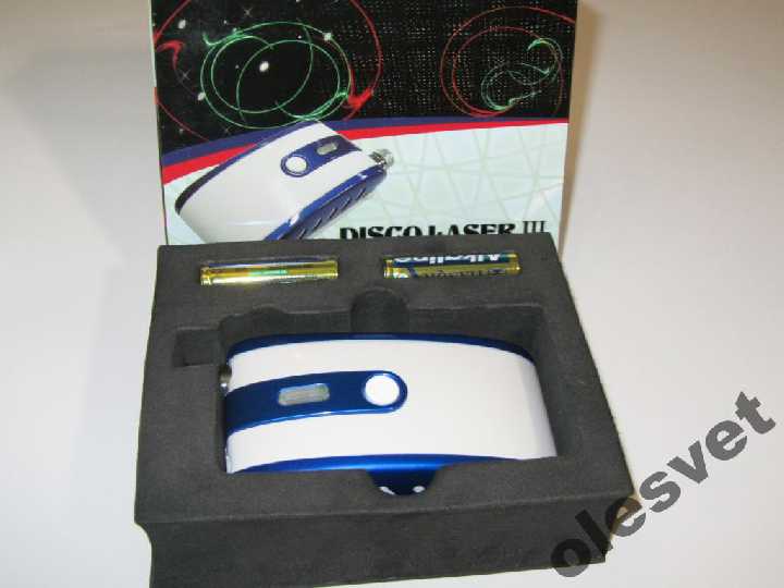Мощный DISCO LASER III 30 mW 2 цвета + насадка - фото фото фото 1