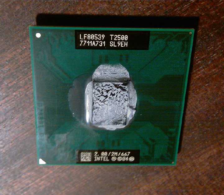 Процессор Intel T2500 SL9EH 2GHz, шина 667MHz - фото фото фото 0