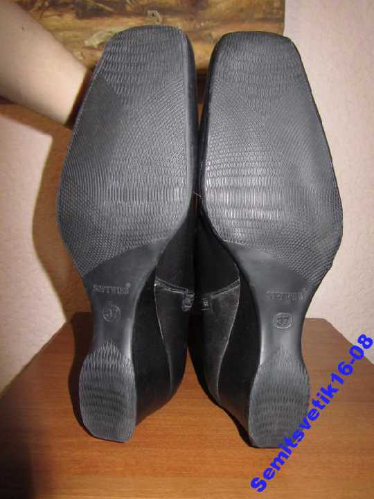 НОВЫЕ ДЕМИСЕЗОННЫЕ КОЖАНЫЕ САПОГИ НА ТАНКЕТКЕ - фото фото фото 7