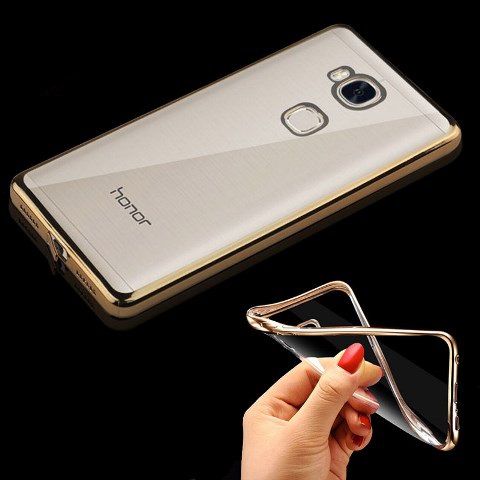 ЧЕХОЛ ELECTROPLATING Huawei Honor 5X GR5 golden - фото фото фото 1