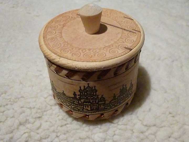 Шкатулка из бересты - фото фото фото 0
