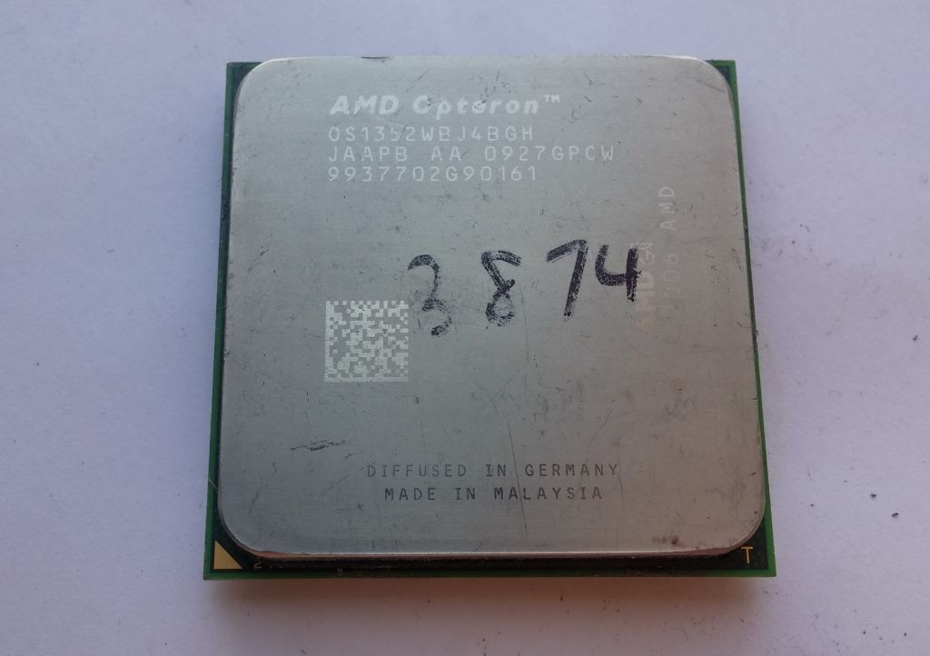 AMD Opteron X4 1352 2.10GHz/4MB/115W OS1352WBJ4BGH socket AM2 AM2+ Вживане - фото фото фото 0