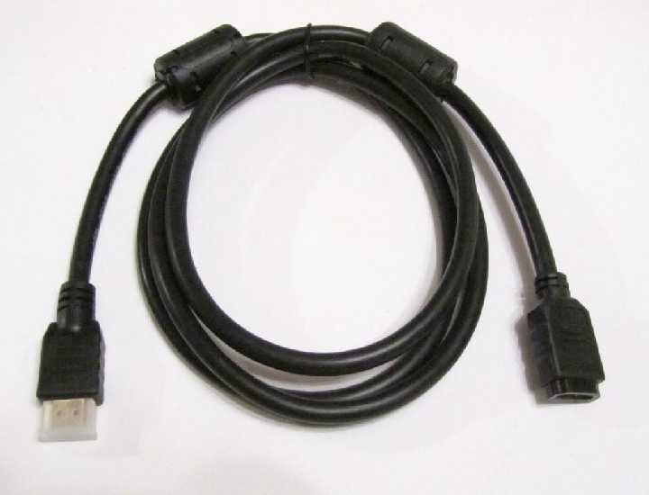 Кабель HDMI папа - HDMI мама + ферритовые кольца - фото фото фото 1