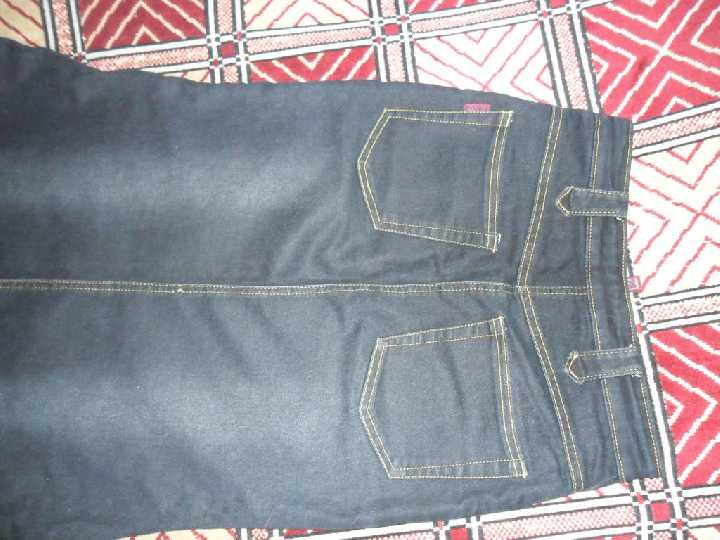 Юбка джинс с вышивкой - фото фото фото 3