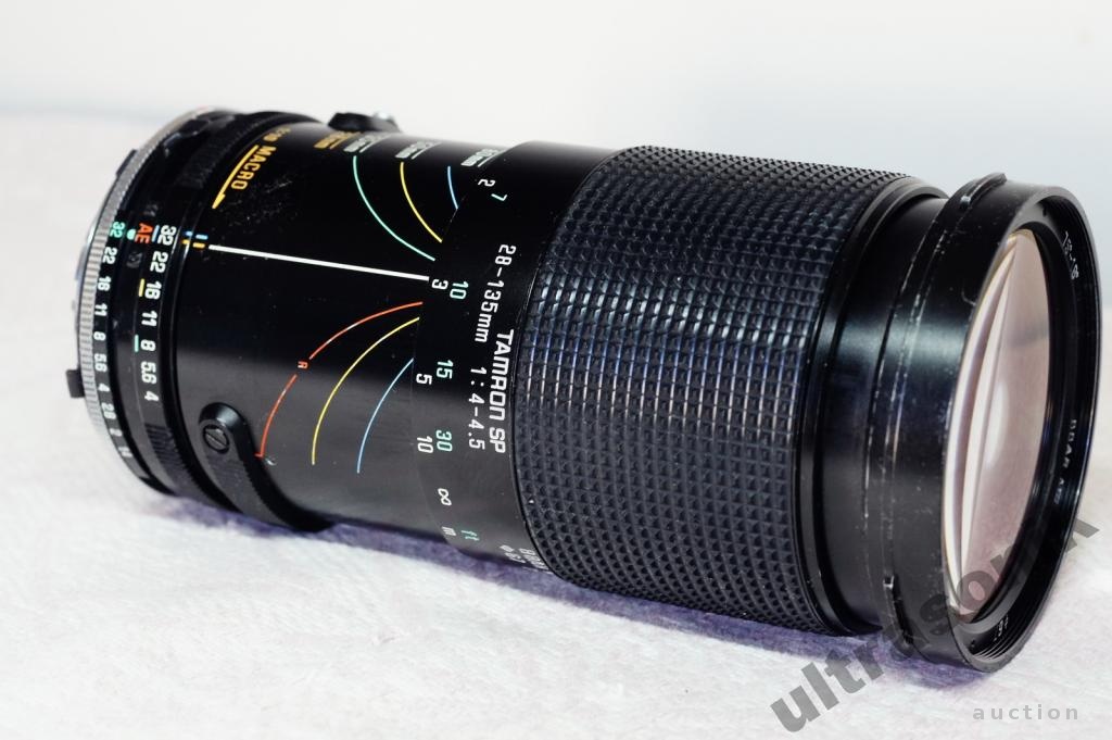 Об'єктив Minolta MD телеобъектив Tamron SP 28-135mm/4-4.5 Adaptall-2 28A Ф67mm Japan Вживане - фото фото фото 2