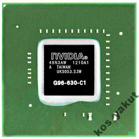 BGA GeForce 9600M GT (G96-630-C1) 128 bit 2011+New - фото фото фото 0