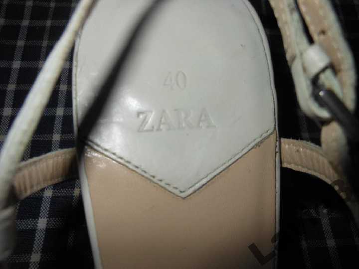 =ZARA=,оригинал! Босоножки натуральная кожа 40 - фото фото фото 6