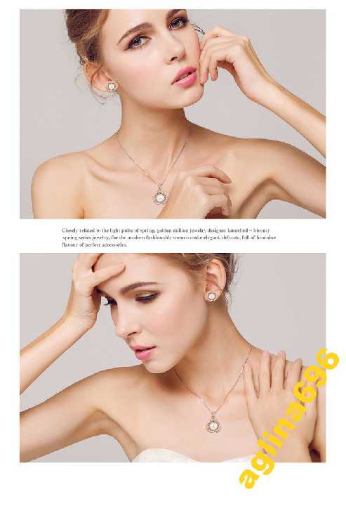РОСКОШНЫЙ НАБОР ЖЕМЧУГ 3 в1 Fashion18K gold - фото фото фото 1
