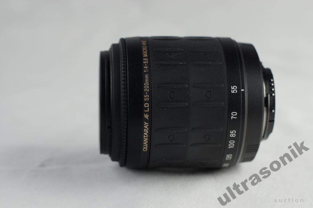 Nikon AF-s телеобъектив Quantaray 55-200mm/4-5.6 LD IF MC Ф52mm China Вживане - фото фото фото 4