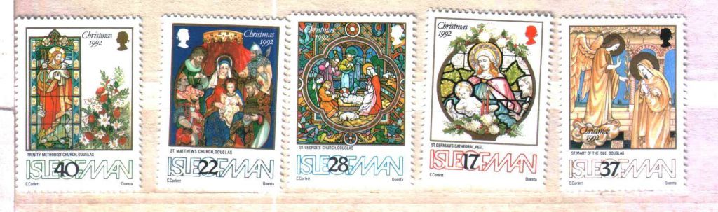 ZM  GB Man / Мэн 1992 г MNH - рождество - фото фото фото 0