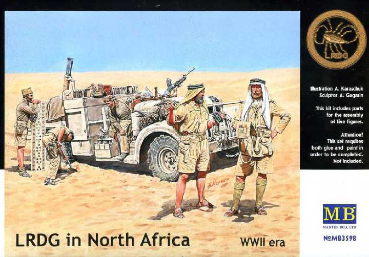 Master Box 3598 LRDG in North Africa 1940-43 - фото фото фото 0