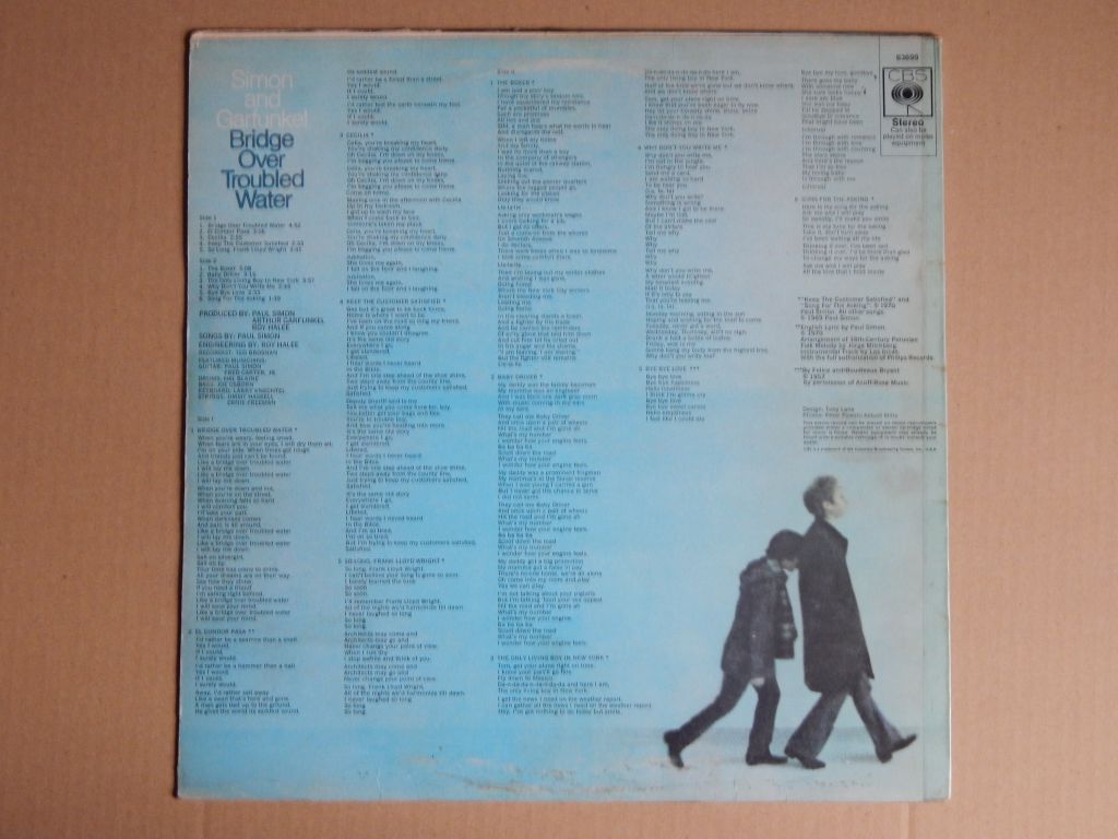 Simon And Garfunkel ‎– Bridge Over Troubled Water  (CBS ‎– 63699, UK) EX+/EX+ - фото фото фото 1