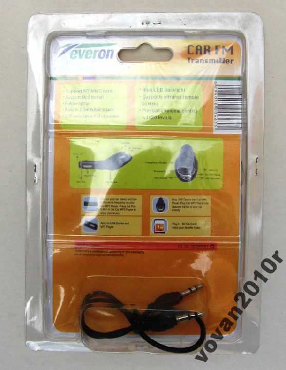 FM трансмиттер  Модулятор Everon Car Fm 5in1 - фото фото фото 2