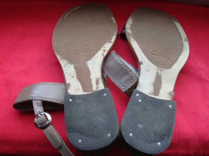 Стильные кожаные босоножки Clarks.Англия 37р - фото фото фото 3