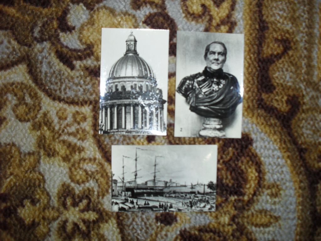 Набор минифотоснимков Исакиевский собор 1969г. - фото фото фото 3