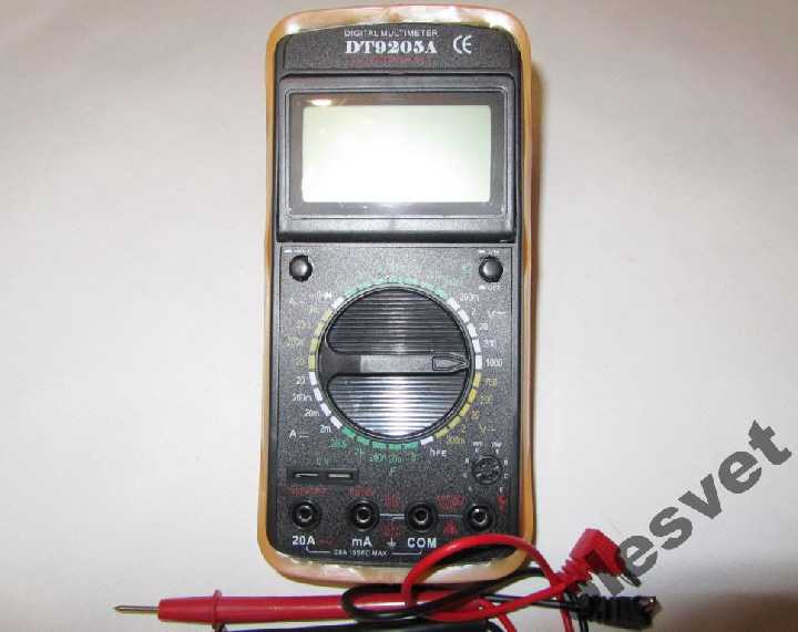 ТЕСТЕР DIGITAL MULTIMETER DT-9205 A - фото фото фото 0