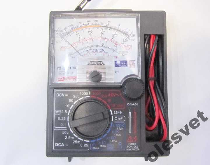 ТЕСТЕР СТРЕЛОЧНЫЙ  MULTITESTER SANNUO YX-360TRD - фото фото фото 0