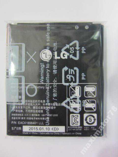 ОРИГИНА АККУМУЛЯТОР БАТАРЕЯ LG P768 D602 F200 P875 - фото фото фото 3