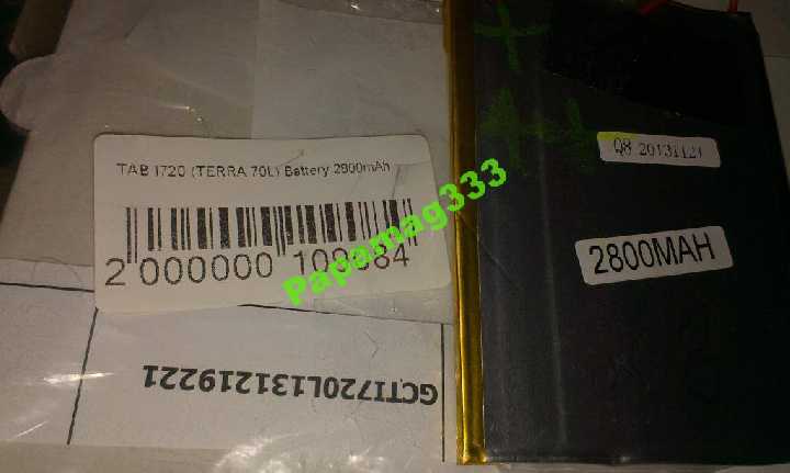 Акб планшета Tab 720 TERRA 70L №7 и №9.Читать усл! - фото фото фото 3