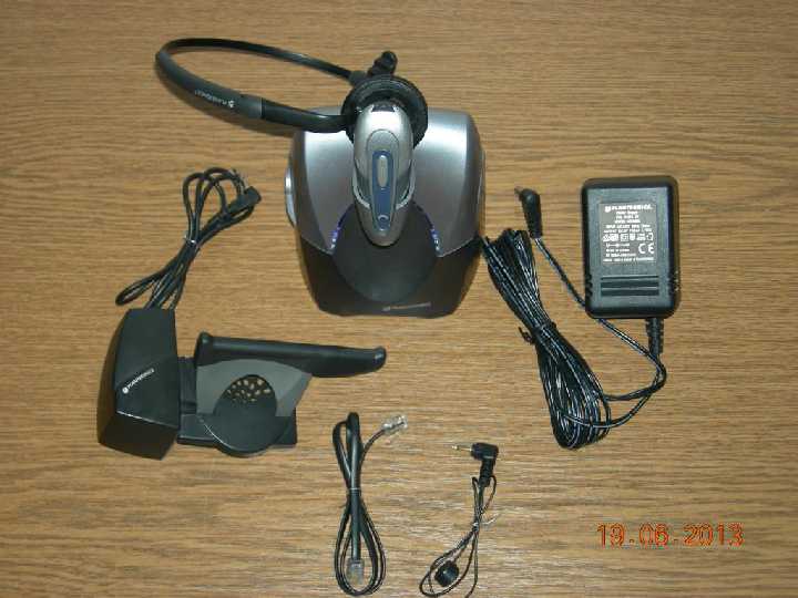БЕСПРОВОДНАЯ ГАРНИТУРА DECT Plantronics CS60 +HL10 - фото фото фото 0