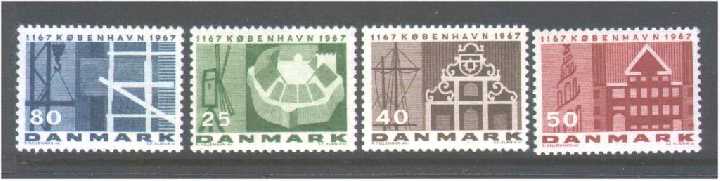 ZM Дания 1967 г MNH - фото фото фото 0